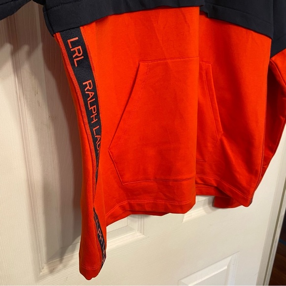 Lauren Ralph Lauren Navy and Red Zip-Up Sweater XL - Picture 5 of 10